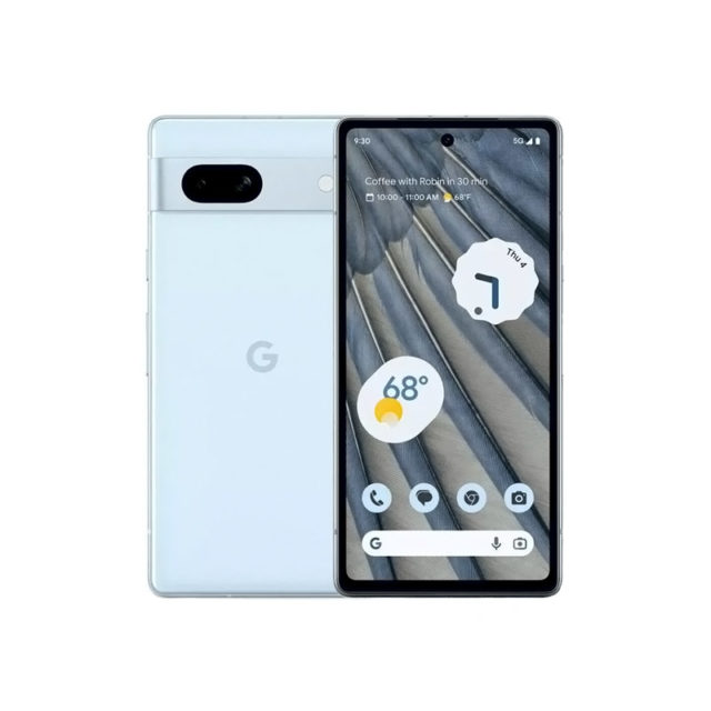 google pixel 7a sea (blue)